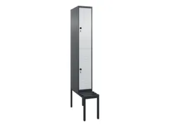 Dubbeldekse dekenkist,HxBxD 2120x300x815mm,1x2vak.,vak B 300mm