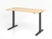 Av. régl. él. hauteur bureau assis/debout,HxlxP 700-1200x1600x800mm