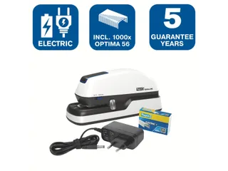 Nietmachine Elektrisch Optima 20E Zwart Zilver 20vel - 13