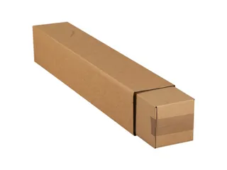 Vierkante koker IEZZY 750x126x126mm bruin deksel - 1