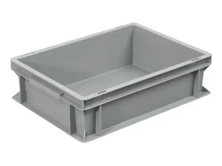 Euronorm Stapelkrat Pe 120x400x300mm 10liter Grijs - 1