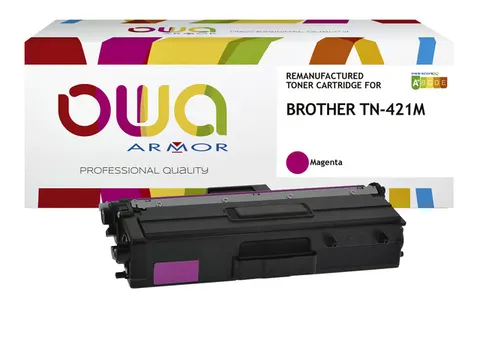 Toner OWA alternatief tbv Brother TN-421M rood