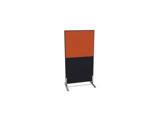 scheidingswand,v. kantoor-scheidingswand,CC-zwart,BN3012-oranje - 1
