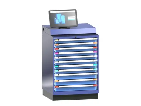 armoire à tiroirs HxlxP 1400x805x725mm 11tiroir(s) PC écran tactile