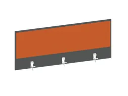 baliepaneel bureau aanbouw achter MS-donkergrijs BN3012-oranje 1200mm