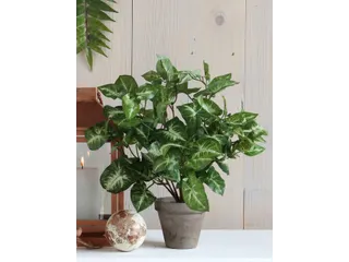 Kunstplant Mica Syngonium groen in pot 35x25cm - 6