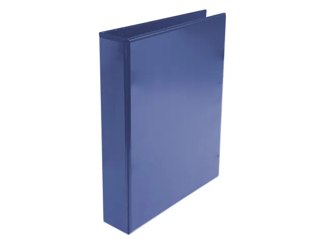 presentatie ringband Kangaro A4 4 rings D-mech 30mm blauw