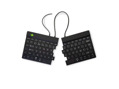 Split Break V2 ergonomisch toetsenbord Azerty BE Zwart bedraad