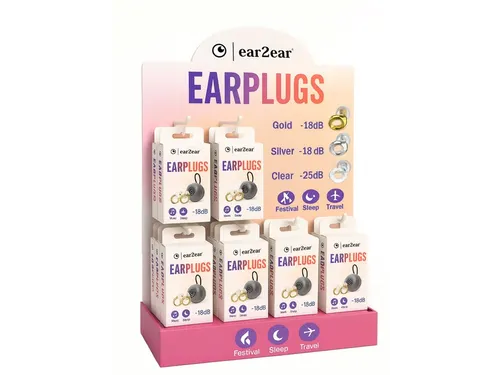 Earplug ear2ear assorti 18DB en 26DB