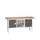 werkbank,HxBxD 830-930x1750x600mm,multiplexblad,uitrusting: 3laden