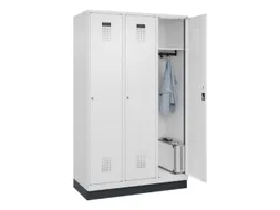 locker,HxBxD 1950x1200x500mm,3vak,vak B 400mm,cil.-slot,sokkel