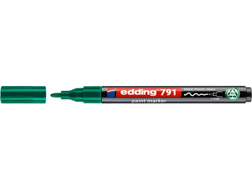 Paintmarker edding 791 PCR op alcoholbasis 1-2mm groen