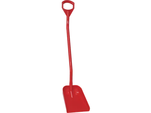 Hygiene 5611-4 Ergonomische Schop Lange Steel klein Blad Rood