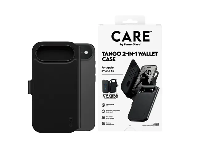 PanzerGlass CARE by Tango 2-in-1 Wallet Case w. MagSafe iPhone A