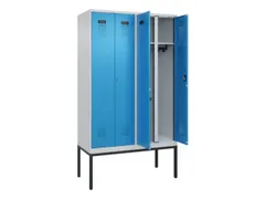 locker voor scheiding van kleding,HxBxD 2120x1200x500mm,4vak