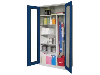 Materiaalkast 1950x1000x500mm Staalplaat Kleur Deuren Ral5010 - 2