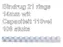 Bindrug Fellowes 14mm 21-rings A4 wit 100stuks