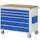gereedschapswagen 975x1145x650mm beukblad 450kg 6 laden RAL5010