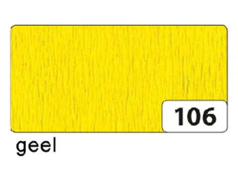 Crêpepapier Folia 50x250cm 10vel 106 geel