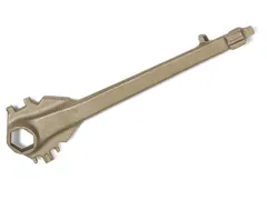 vatensleutel,LxB 460mmx120mm,brons,v. vatdeksel