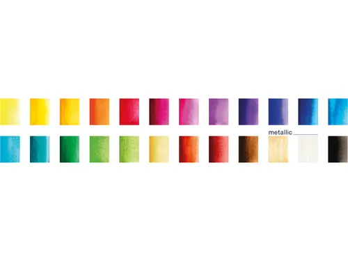Waterverf Faber-Castell in box met 24 kleuren