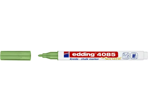 Krijtstift edding by Securit 4085 rond 1-2mm groen metallic