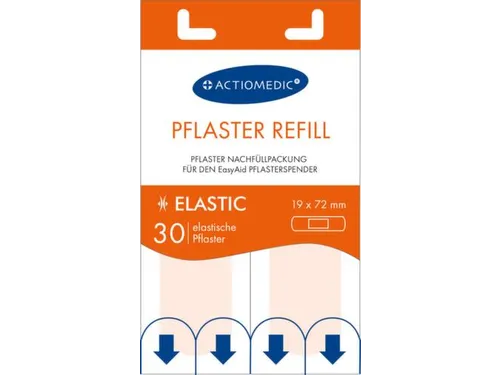 reservevulling,v. pleisterdispenser,30x elastisch,pleister LxB 72x19mm