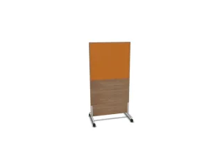 scheidingswand,HxB 1545x800mm,NT-cherry,BN3005-geel - 1