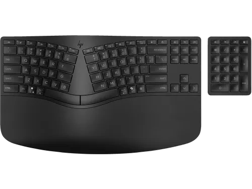 HP 960 Draadloos Toetsenbord Ergonomisch + Numeriek QWERTY Zwart