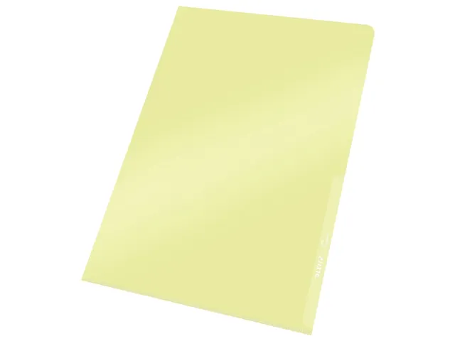L-map Leitz premium A4 0.15mm PVC geel