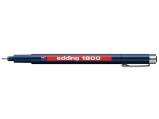 Fineliner edding 1800 zwart 0.35mm - 2