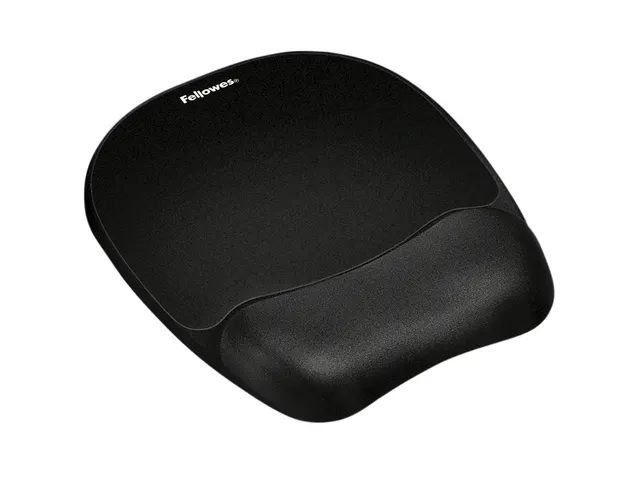Muismat met polssteun Fellowes Memoryfoam zwart