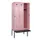 locker met bank,HxBxD 2120x900x815mm,3vak,vak B 300mm,draaigrendel