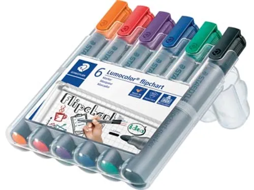 Staedtler Merkstift Lumocolor 6 Stuks