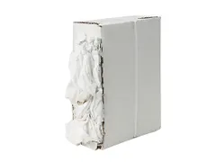 Witte Tricot Poetslappen 2e Kwaliteit 5kg Dispenserdoos