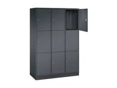 grootvolume-lockersysteem,HxBxD 1950x1220x500mm,3x3vakken,cil.-slot