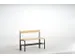 banc-patère,HxLxP 770x1015x375mm,barrettes en bois