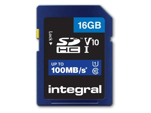 Geheugenkaart Integral SDHC V10 16GB