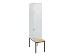 Dubbeldekse dekenkist,HxBxD 1950x400x815mm,1x2vak.,vak B 400mm