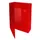 Klasseerdoos PP opaak rug 80mm rood
