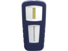 accu-werklamp,1 COB-led,200lumen,spot 75lumen,display-weergave