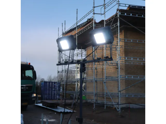 bouwlamp,432 SMD-led,10000-40000lumen,draaggreep,straalhoek 120 °
