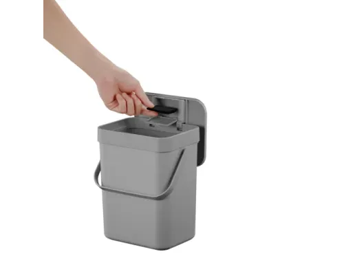 Puro II Food Waste Caddy Afvalbak 5 Liter Grijs