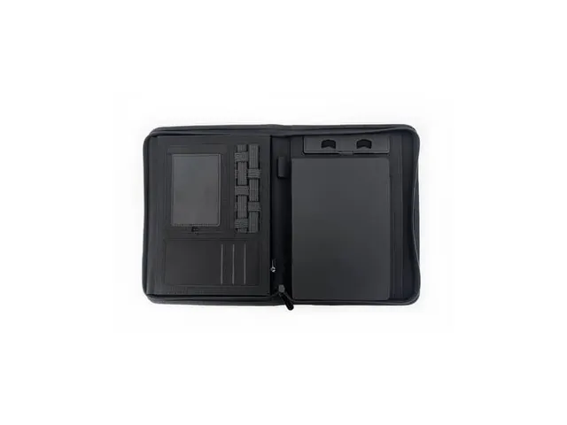 Schrijfmap STOP Maupiti A5 met rits zwart