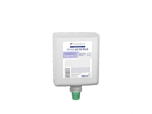 Physio UV 50 Plus zonnecrème, 1 liter Neptune vulling doos à 6 stuks