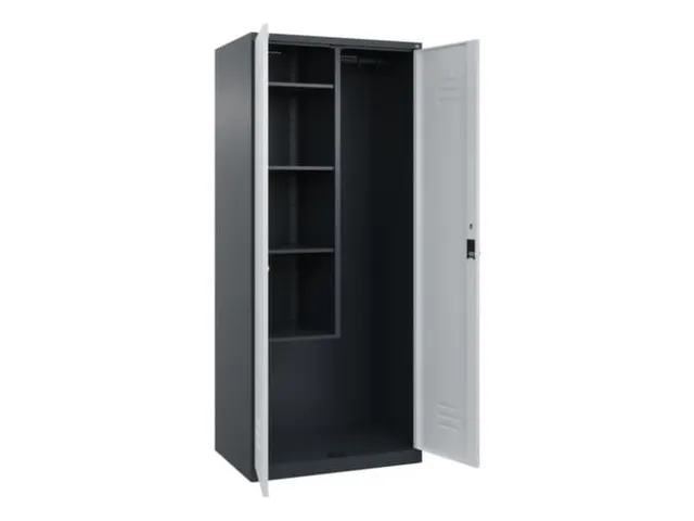 schoonmaakkast HxBxD 1850x800x500mm links 4vakken