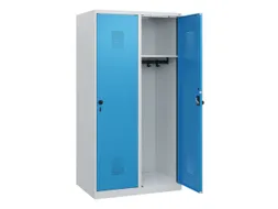 schoollocker,HxBxD 1530x800x500mm,2vak,vak B 400mm,draaigrendel