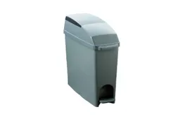 Basica,pedaalemmer voor vrouwelijke hygiëne,grijs