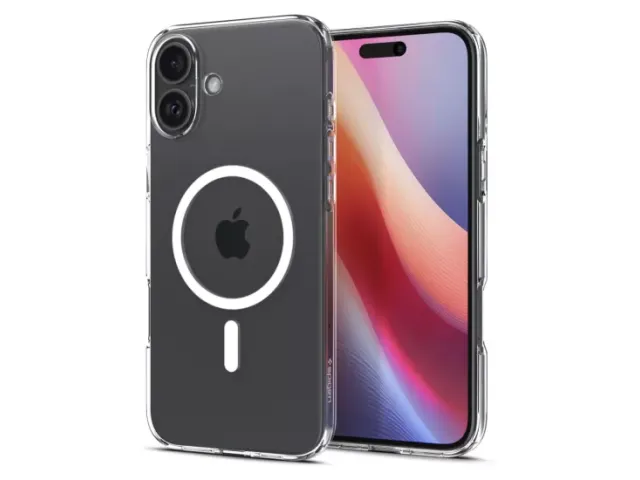 Spigen Liquid Crystal MagSafe iPhone 16 Plus hoes transparant