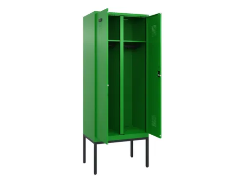 locker voor scheiding van kleding,HxBxD 2120x800x500mm,2vak